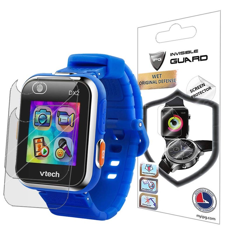 IPG for VTech KidiZoom DX2 Smartwatch Screen Protector (2 Units) Invisible Ultra HD Clear Film Anti Scratch Guard-Smooth/Self-Healing/Bubble -Free for DX2 - Image 1